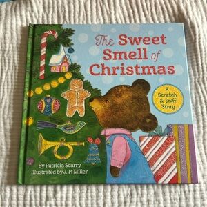 VTG The Sweet Smells of Christmas Hardcover Book Scratch & Sniff Golden Book